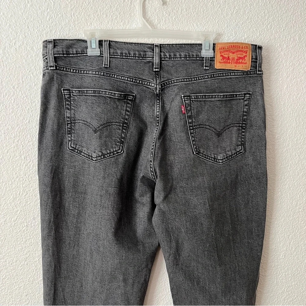 Levi's 511 Gray Denim Jeans Men’s Size 40x30